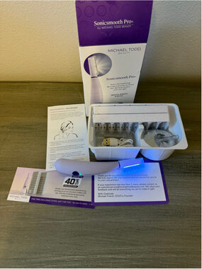 Michael Todd Beauty Sonicsmooth Pro+ Open Box Tested Never Used